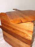 Reclaimed Red Oak Pizza Peels With A Butcher Block Finish 1 small