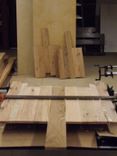 Reclaimed Red Oak Pizza Peels With A Butcher Block Finish 4 small