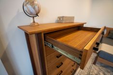 Walnut + Cherry Dresser 3 small