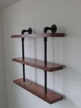 Reclaimed Wood And Pipe Shelving Unit. 2 small