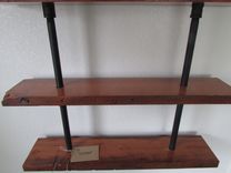 Reclaimed Wood And Pipe Shelving Unit. 5 small