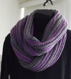 Crochet Infinity Hat & Scarf 1 small