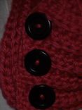 Pink Button Neck Warmer 3 small