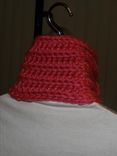 Pink Button Neck Warmer 5 small