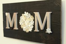 30" Wood Letter "Mom" Panel 4 small