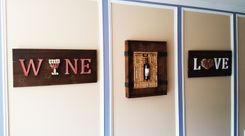 36" Wood "Wine" Panel 2 small