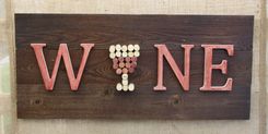 36" Wood "Wine" Panel 1 small