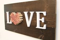 36" Wood "Love" Panel 2 small