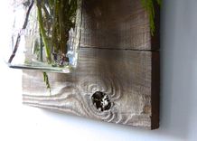 Wood Flower Mason Jar Panel 4 small