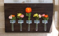 24" Wood Flower Display Panel 1 small