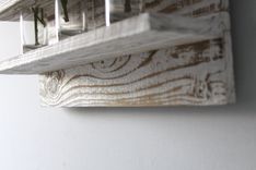 Wood Flower Vase Panel 2 small