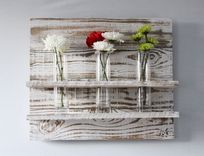 Wood Flower Vase Panel 1 small