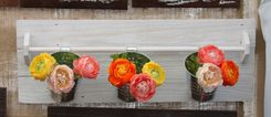24" Rustic Wood Planter Panel 1 small