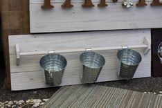 24" Rustic Wood Planter Panel 2 small