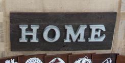 Wood "Home" Panel 2 small