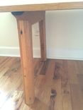 Large Reclaimed Red Oak Mid-Century Modern Inspired Coffee Table 3 small