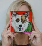 Custom Pet Portrait Custom Dog Portrait Dog Painting Pet Portrait 1 small