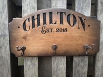 Coat Rack Hat Rack With Cast Iron Hooks 4 small