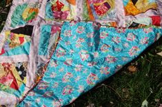 Crazy House Throw Quilt 2 small