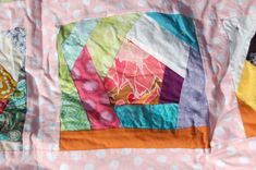 Crazy House Throw Quilt 4 small