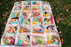 Crazy House Throw Quilt 1 small