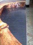 Live Edge Walnut/Steel Large Coffee Table 3 small