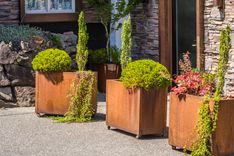 Weathering Steel Planters 1 small
