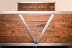 Bed | Reclaimed Fir & Industrial Steel 2 small