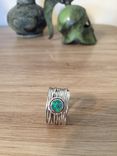 Opal Sterling Silver Ring 4 small