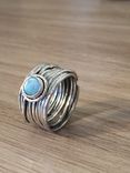Opal Sterling Silver Ring 1 small