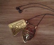 Krista's Necklace With 2 Pendants 6 small