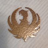 Hank Williams Jr. Ruger Pendant In Gold With Ruby 2 small