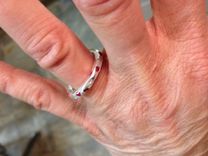 Silver Organic Band With Rubies 4 small