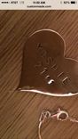 Sterling Silver Personalized Heart Pendant 1 small