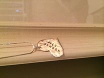 Sterling Silver Personalized Heart Pendant 4 small