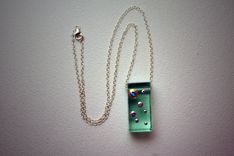 Acrylic Ice Cube Jewelry With Swarovski Crystals 4 small