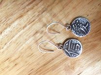 Chinese Symbol Jewerly - Chinese Pendant With Matching Earrings 3 small