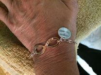 Infinity Bracelet With Charm 2 small