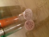 Sterling Silver Cuff Links With Customers Artwork 1 small