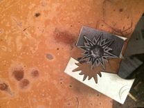 Blue Topaz Sun Pendant 4 small