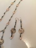 Pearl And Sterling Silver Hand Twisted Necklace 2 small