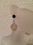 Druzy And Dioposide Earrings 2 small