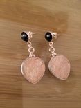 Druzy And Dioposide Earrings 1 small