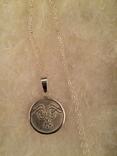 Medallion Pendant In Sterling Silver 1 small
