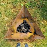 Triangular Steel Fire Pit 1 small