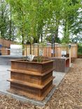 Patio Garden Planters And Bench 1 small