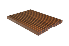 Walnut Cutting Board With Cherry Pinstripes, Edge Grain 3 small