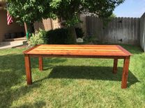 Indoor Or Outdoor Solid Cedar Dining Table 1 small