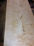 Quilted Book Matched Figured Maple Farm Table 60 3 small
