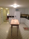 Quilted Book Matched Figured Maple Farm Table 60 4 small